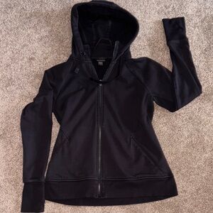 Athleta medium Black Zip-Up triumph Hoodie jacket